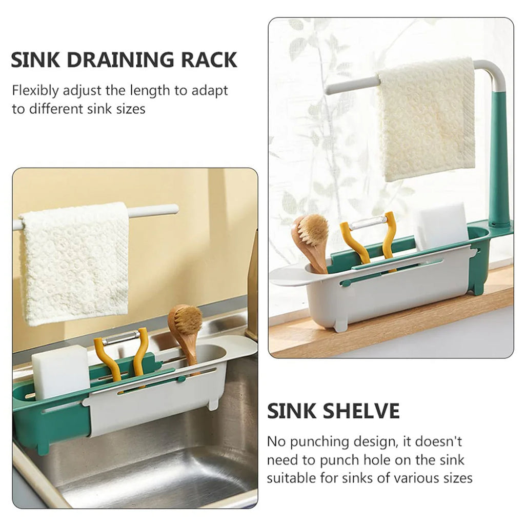 2370 Expandable  Drying BaskKitchenet Rack For Kitchen Use (Moq-120)