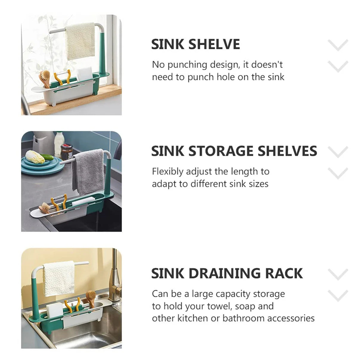 2370 Expandable  Drying BaskKitchenet Rack For Kitchen Use (Moq-120)